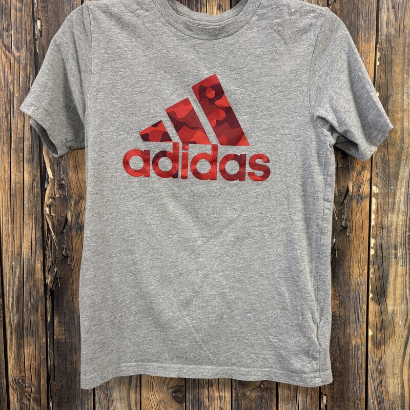 Grey Adidas Tee, Size: M