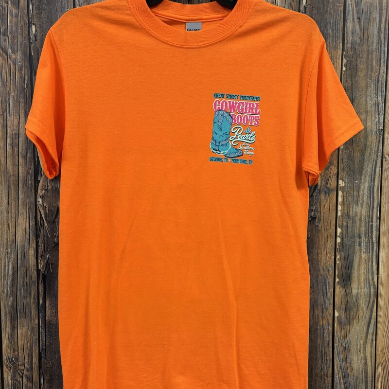 Boots & Pearls Tee, Size: S
