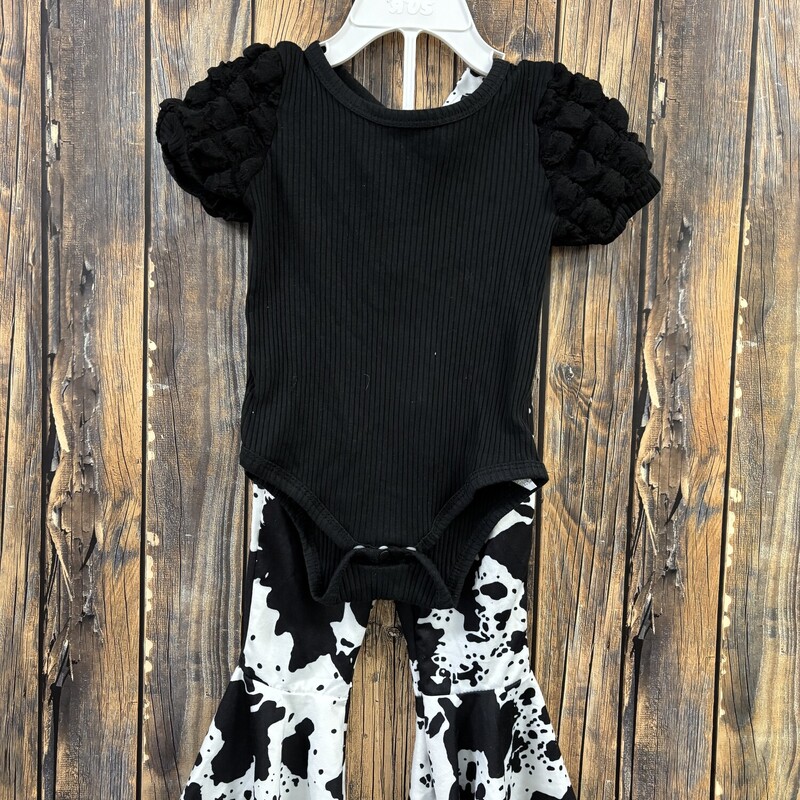 Cow Outfit, Size: 6-9 M