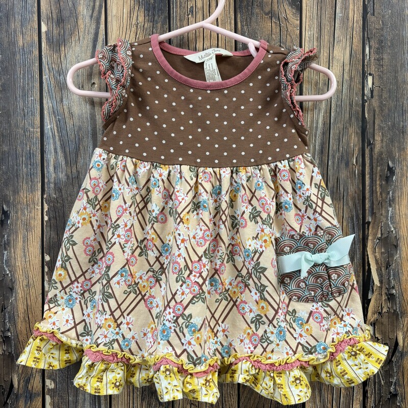 Brown Dotted MJ Top