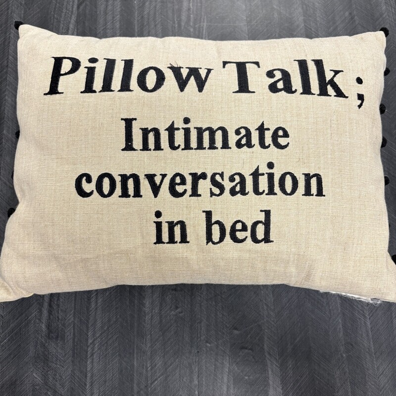 Pillow Talk Pillow