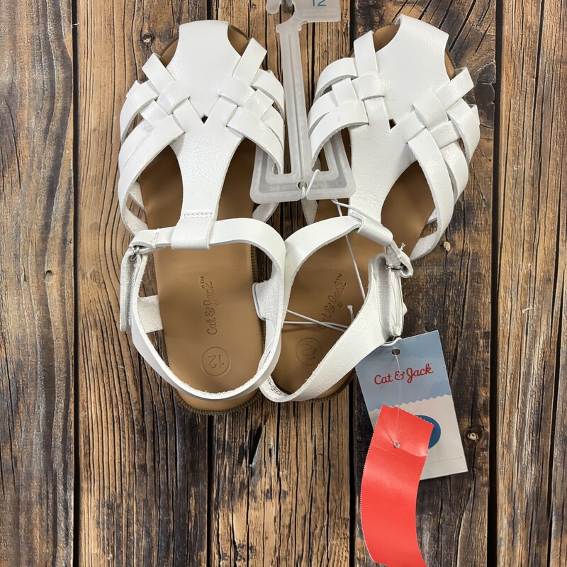White Close Toe Sandals