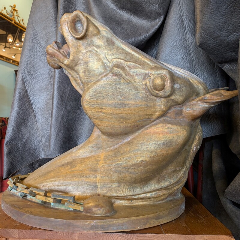 Horse Head Sculpture, 18th Cen, Paris<br />
25w x 32h x 27d