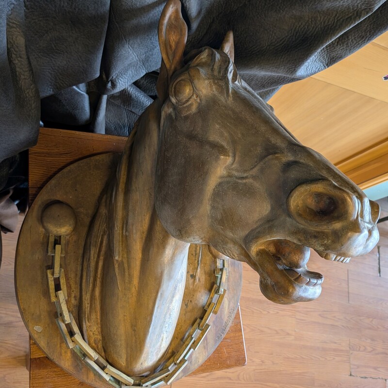 Horse Head Sculpture, 18th Cen, Paris
25w x 32h x 27d