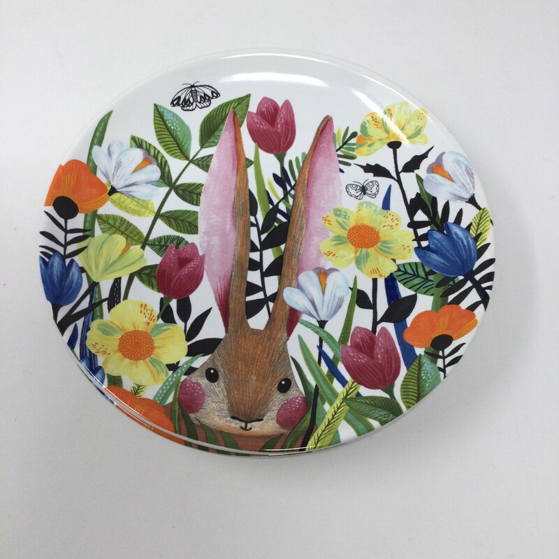 Pier 1 Floral & Bunny Side Plates,
Multi,
Size: Set Of 4