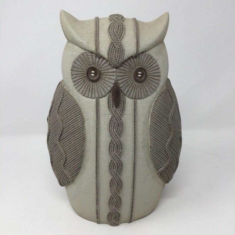 Owl Sculpture,
Taupe,
Size: 10 X 6.5 In