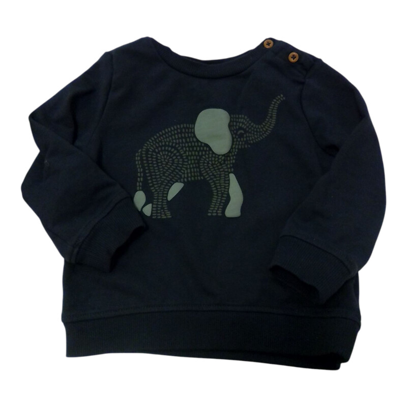 Sweater: Blue/Elephant