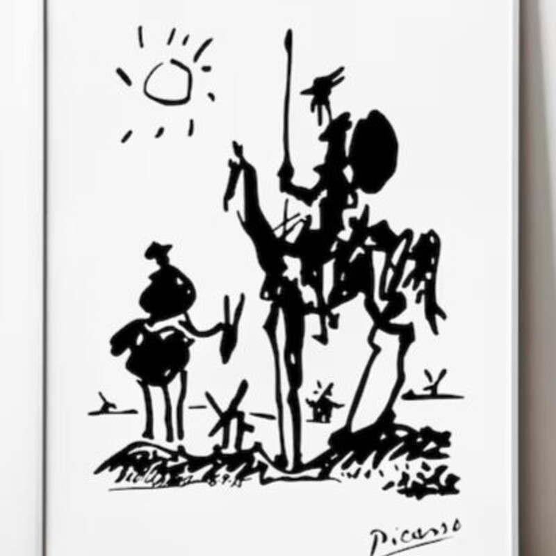 Picasso Don Quixote Print