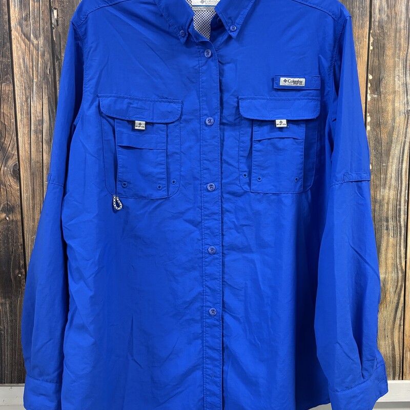 Blue Columbia PFG Shirt