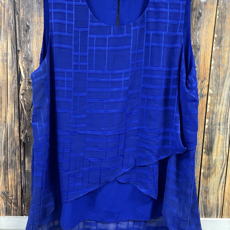 Cobalt Blue Tank, Size: L