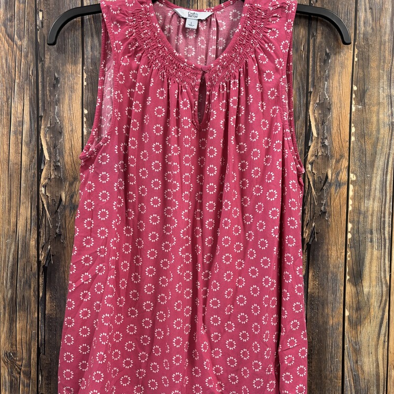 Pink Circle Swirl Tank