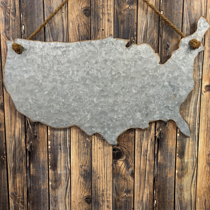 Tin USA Cutout Decor