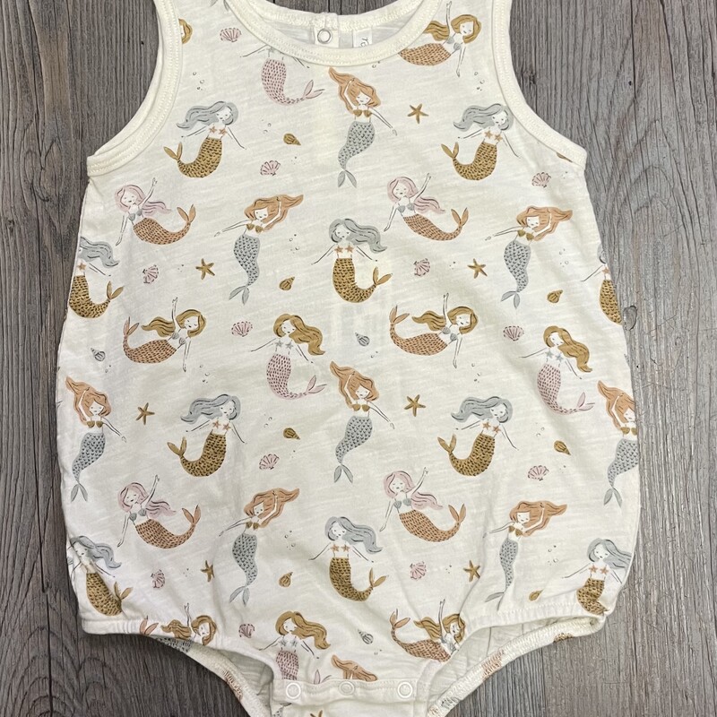 Rylee + Cru Bubble Onesie, Mermaids, Size: 6-12M
NEW