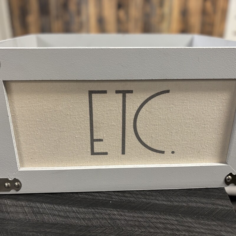 Wooden ETC Bin, Size: 16x12x9 In