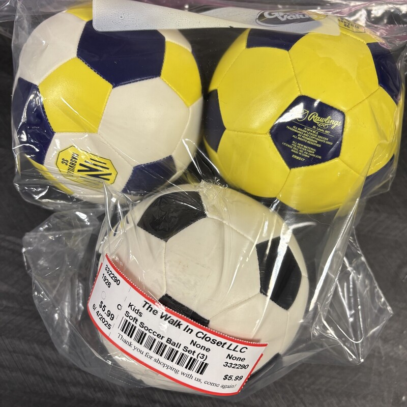 Soft Soccer Ball Set (3)