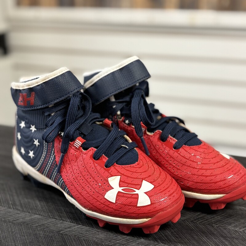 UA RW&B Cleats, Size: 13