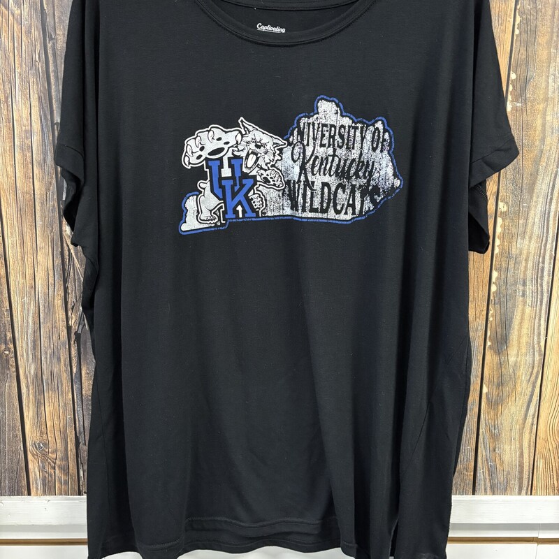 Black UK Wildcats Tee