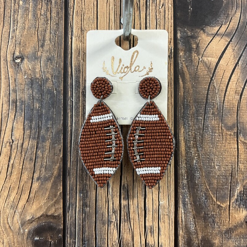 NWT Football Earrings