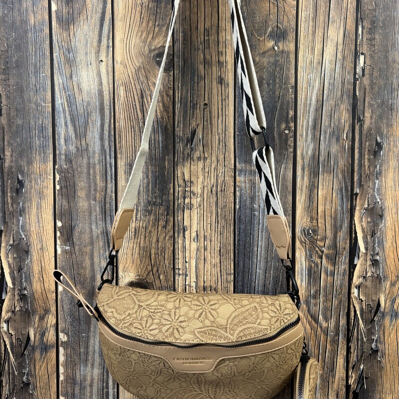 New Embossed Bag W/ Strap