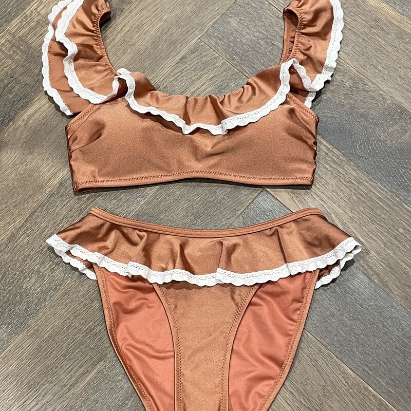 Rylee + Cru Bikini Set, Poppy, Size: 12Y