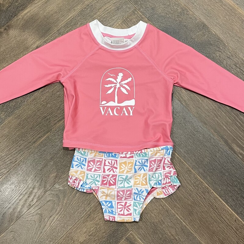 F4A Swim All Day LS Baby Set, Pink, Size: 24M
NEW