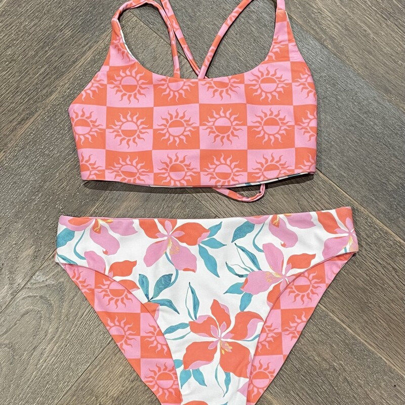F4A Waverly Reversible Bikini Set, Ecru, Size: 6Y
NEW