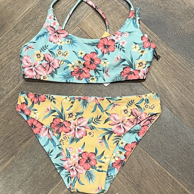 F4A Waverly Reversible Bikini Set, Floral, Size: 6Y
NEW