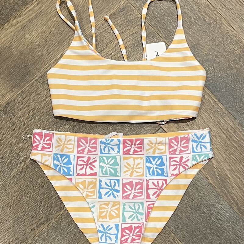 F4A Waverly Reversible Bikini Set Golden Sun,
Size: 6Y
NEW