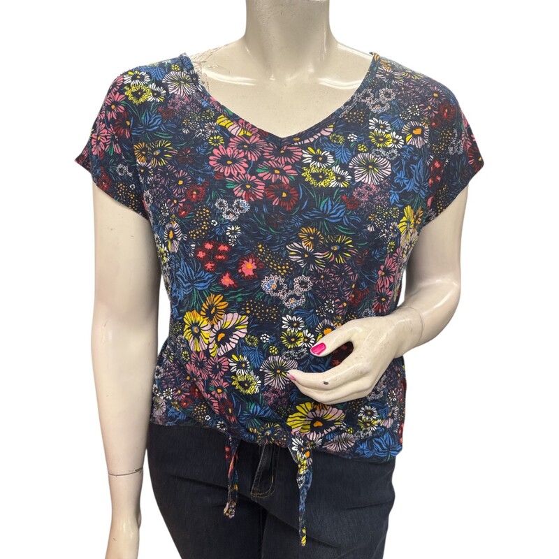 Style & Co, Blue/mul, Size: 2X