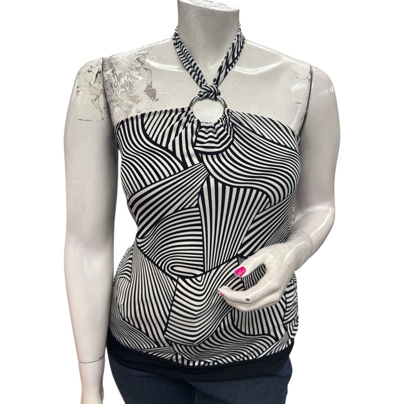 Rickis, Blk/whit, Size: L