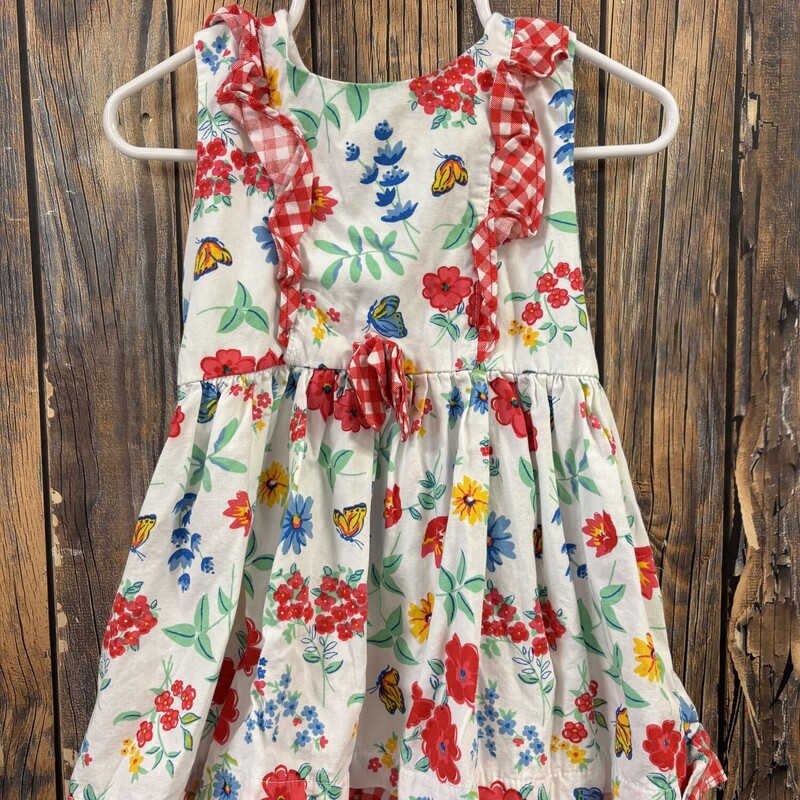 Butterfly Checkered Dress, Size: 18 M