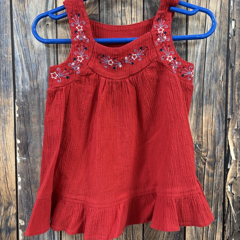 Red Patriotic Tank