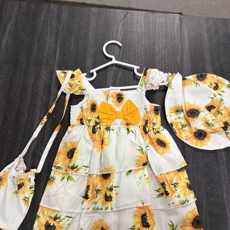 Sunflower Dress, Size: 3/6 Month