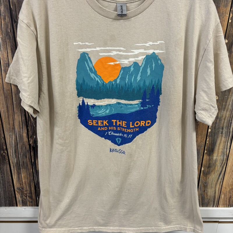 Tan Seek The Lord Tee