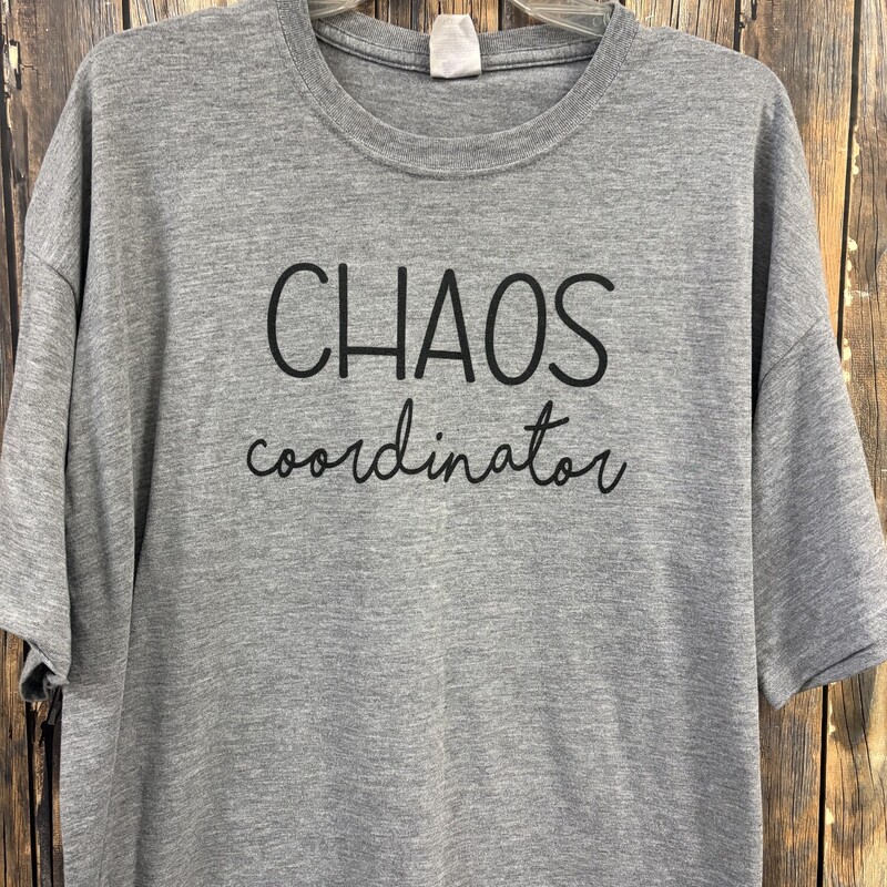 Gray Chaos Tee, Size: 2x