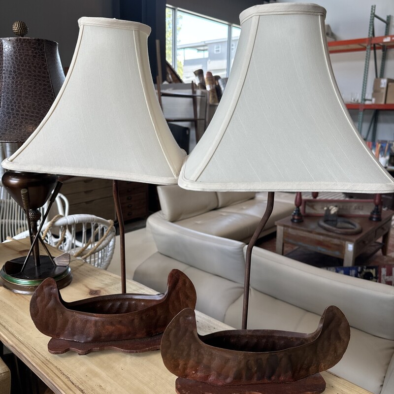 Canoe Lamps Set/2
