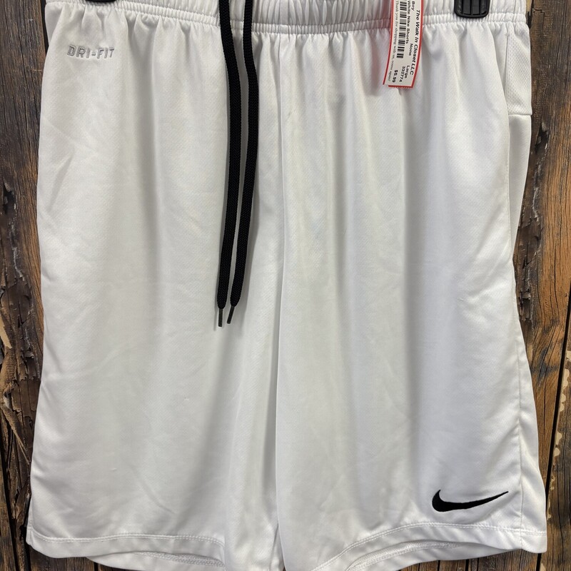 White Nike Shorts, Size: Large