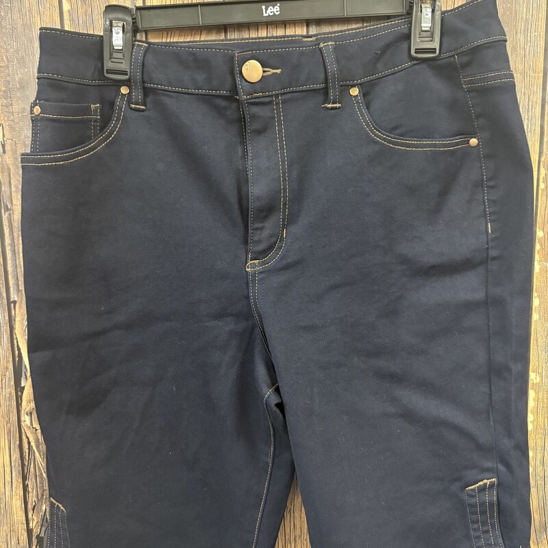 Dark Jean Shorts, Size: 14