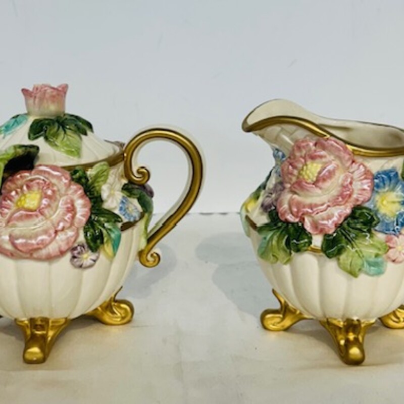 Fitz&Floyd Cream&SugarSet