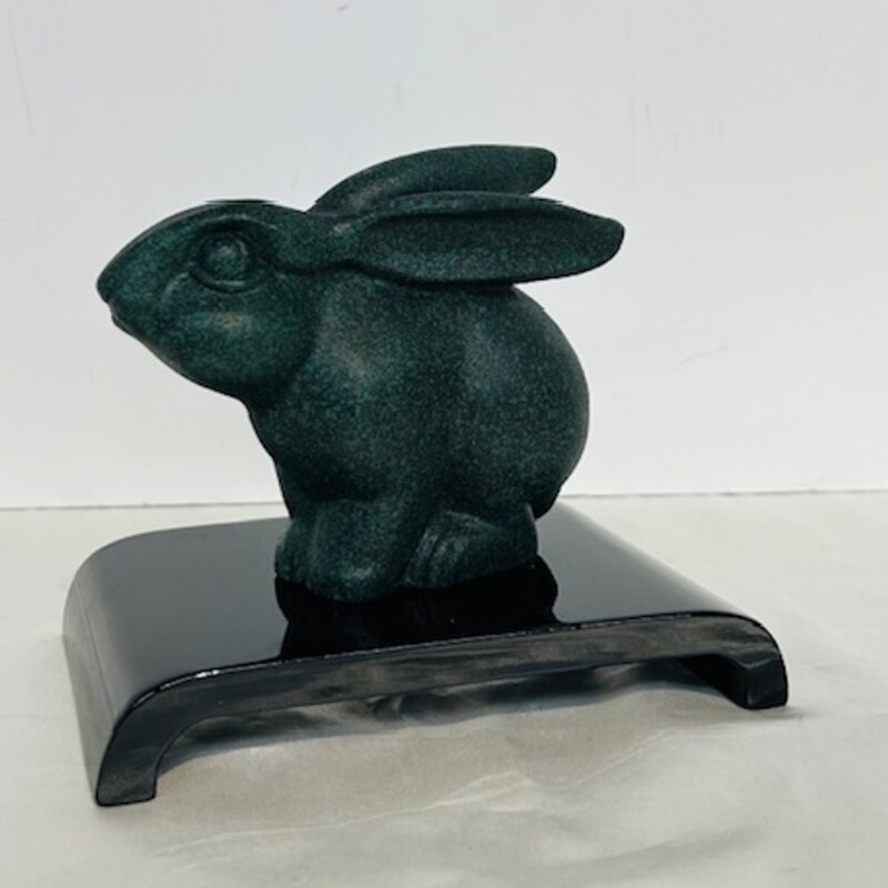 FranklinMint Bronze Bunny