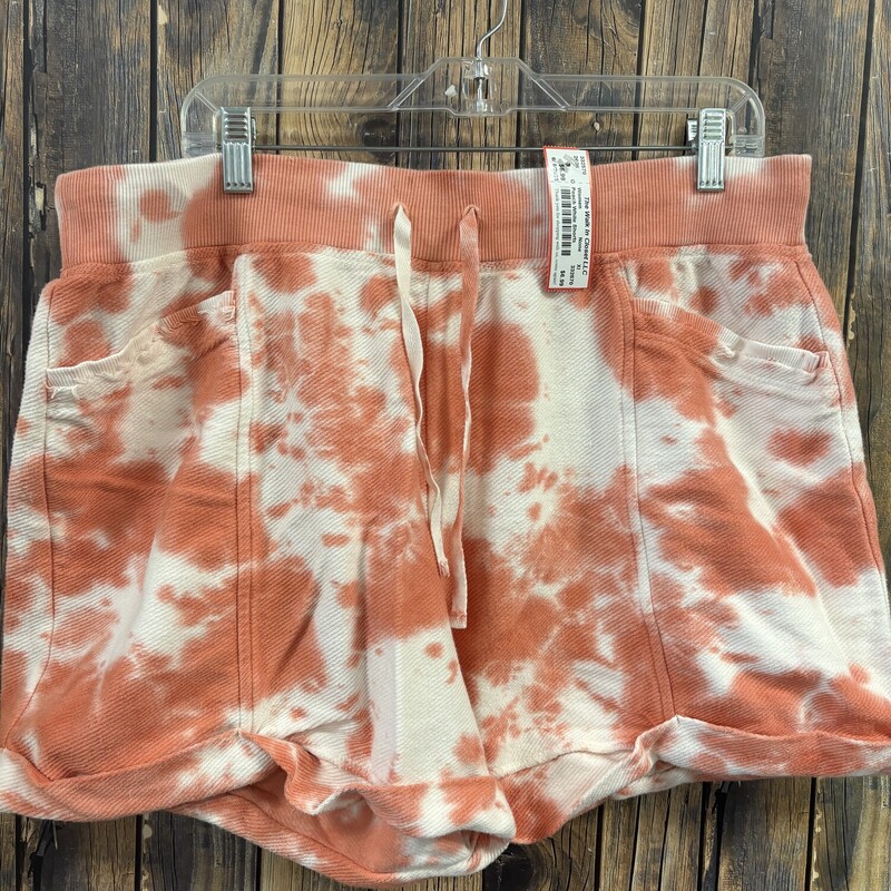 Peach White Shorts, Size: Xl