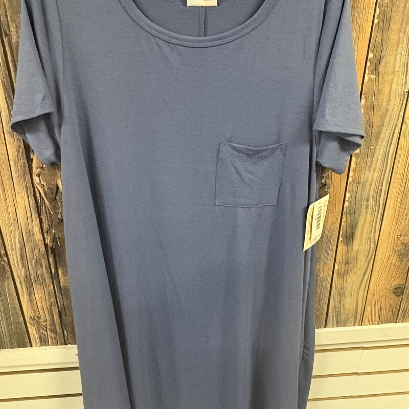 Nwt Blue Lularoe Dress, Size: Large