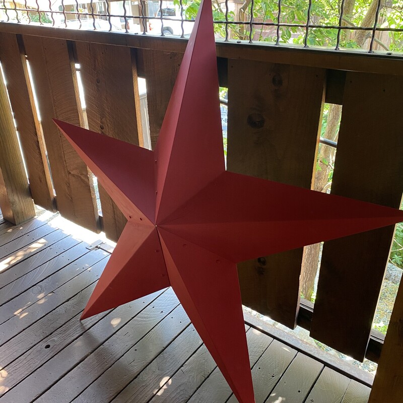Red Metal Star
