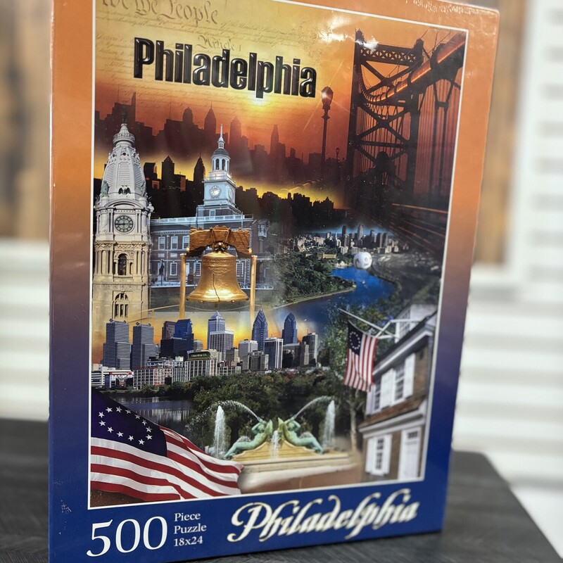 NWT Philadelphia Puzzle, Size: 500 PC