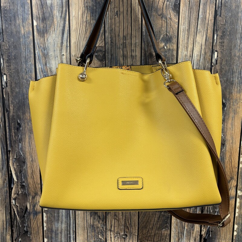 Yellow Tote Bag, Size: 13x11 In