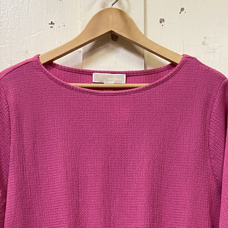 NWT Pnk Gther Waist Top