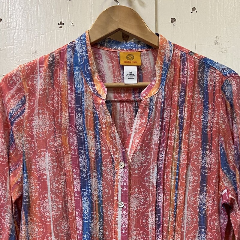 NWT Corl/Pk/B Bttn Shirt