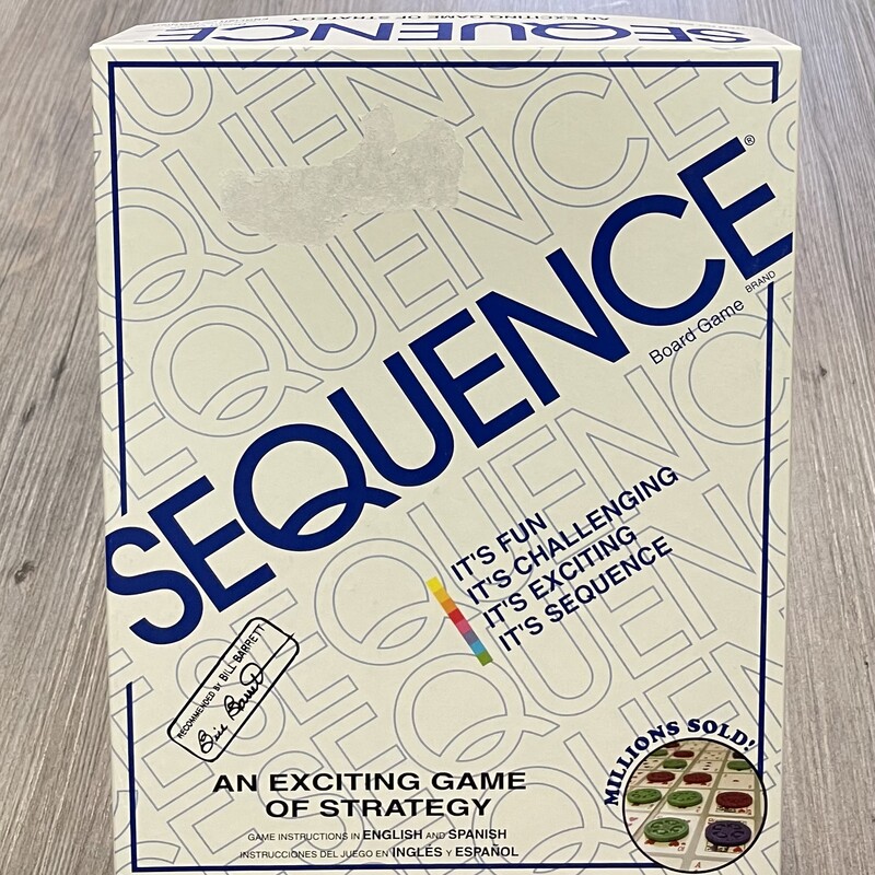 Sequence Game, Multi, Size: 7Y+<br />
New  Inside