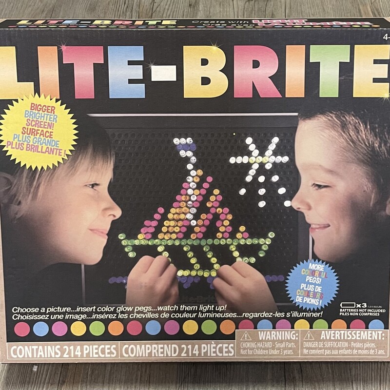 Lite Brite, Multi, Size: Pre-owned
AS IS