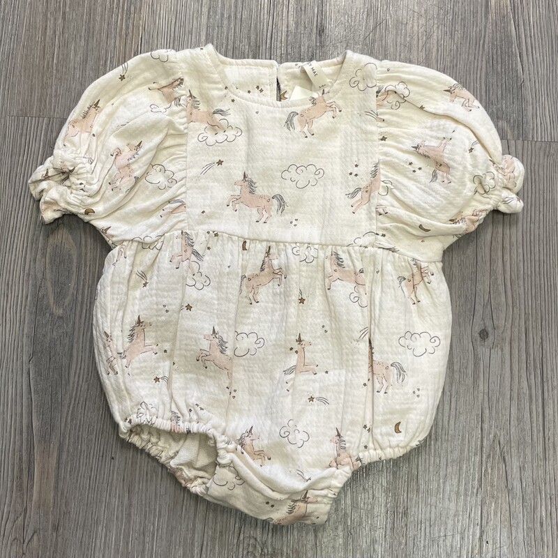 Quincy Mae Cosetta Romper, Natural, Size: 3-6M
NEW